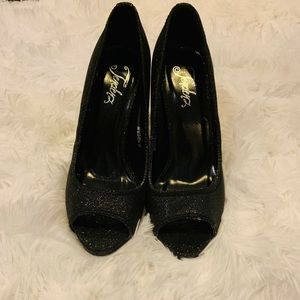 Peep toe heels size 37